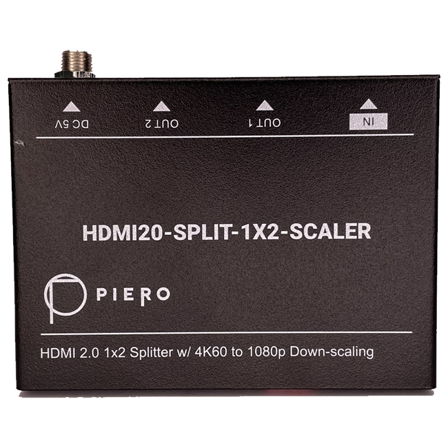 Piero HDMI 2.0 – SPLIT 1X2 SCALER