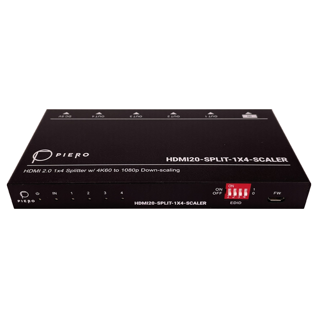 Piero HDMI 2.0 – SPLIT 1X4 SCALER